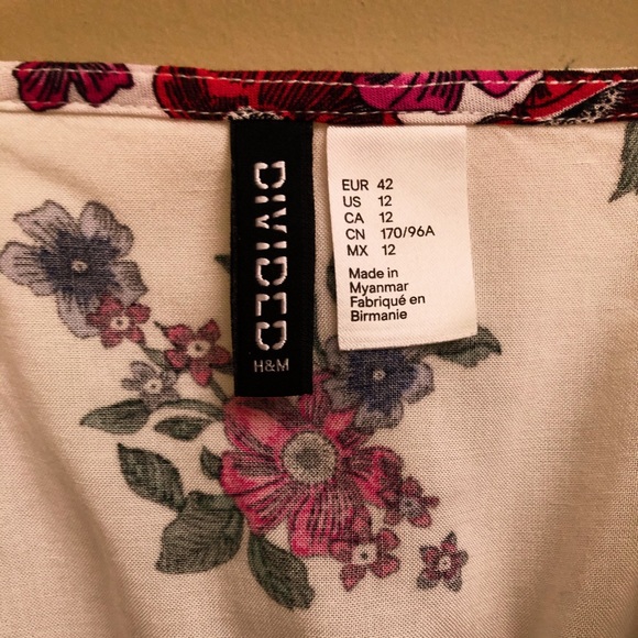 H&M | Floral Tie-Front Cami Dress - Picture 4 of 5